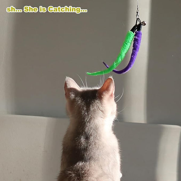 Purina Retractable Wand Cat Toy with Feathers