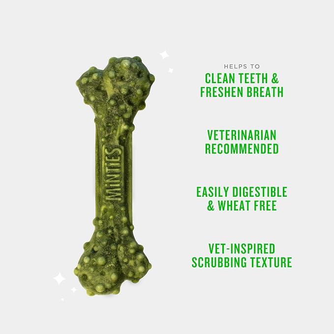Minties Dental Chews for Small Dogs, 40 Count