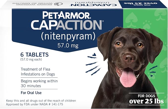 PetArmor Fast-Acting Flea Treatment for Dogs 25+ lbs