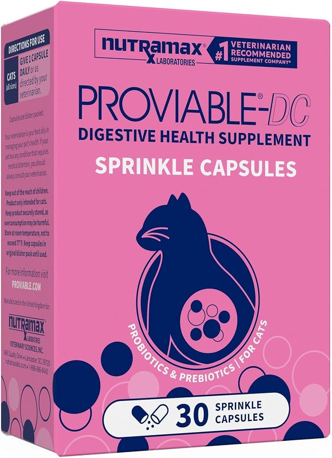 Nutramax Proviable Digestive Health Probiotics for Pets