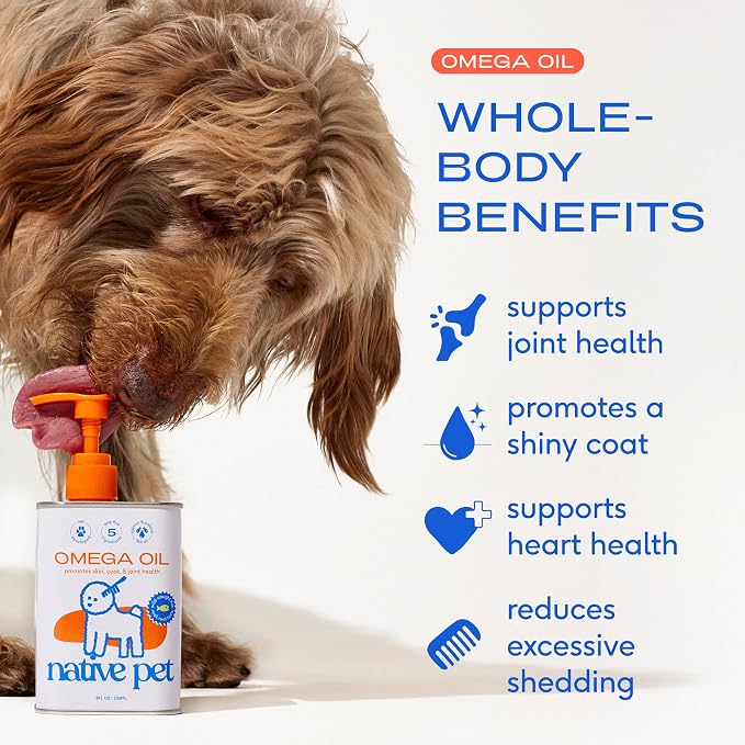 Native Pet Omega 3 Fish Oil for Healthy Coat & Joints