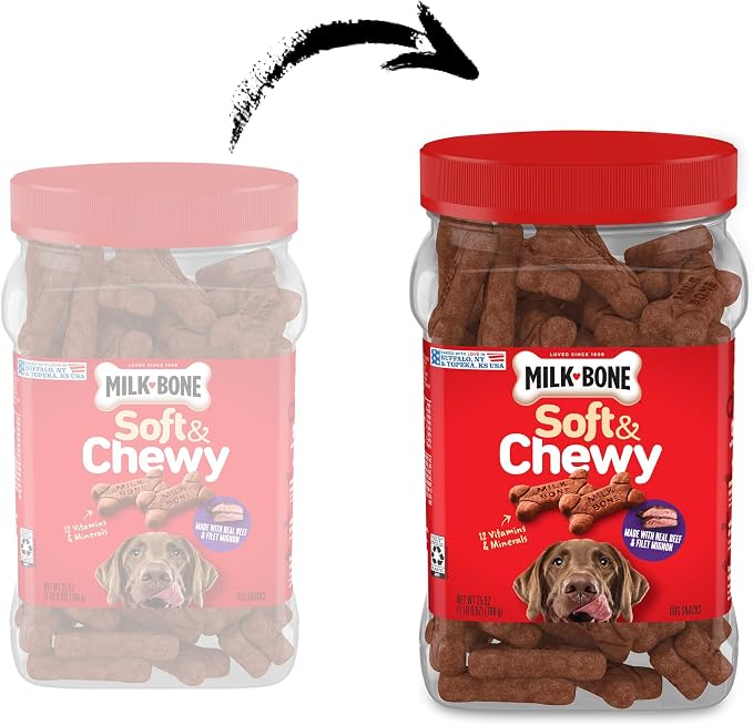 Milk-Bone Beef & Mignon Chewy Dog Treats 25oz