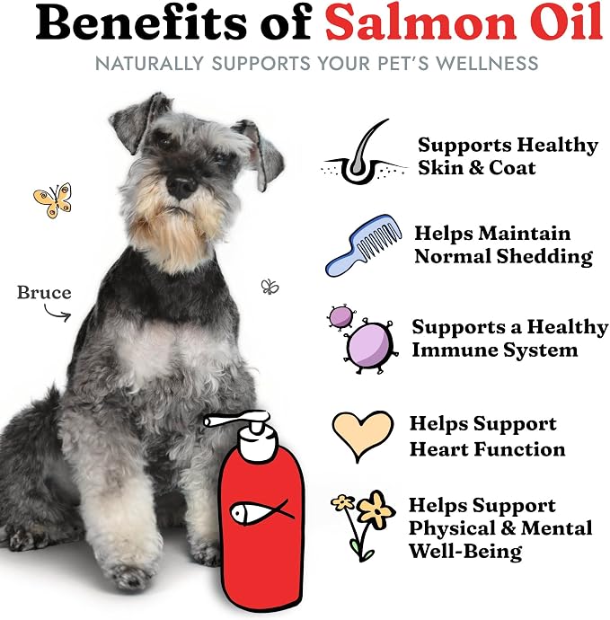 Salmon Oil for Pets - Omega 3, Skin & Joint Support
