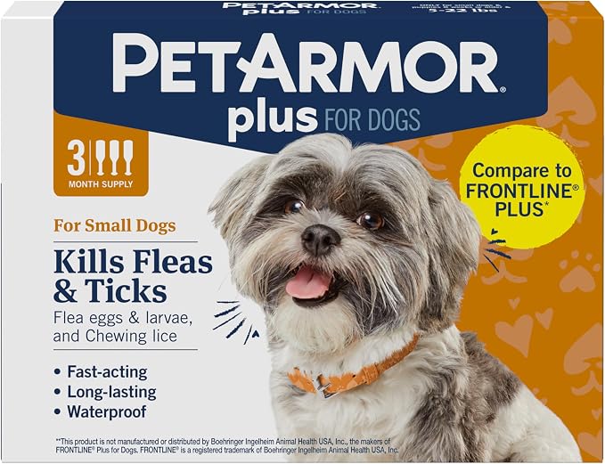 PetArmor Plus Flea & Tick Treatment for Small Dogs